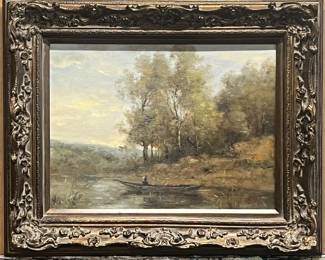 Oil on Canvas Landscape Painting 