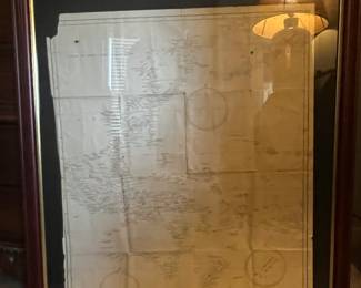 1890s US Navy Map used in WW1, 