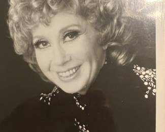 Beverly Sills Autograph 