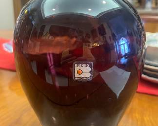 Large Blenko Vase, more glassware below