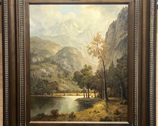 Oil on Canvas Landscape Painting 