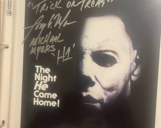 Halloween’s Tony Moran Autograph 