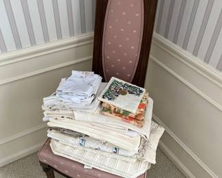 One of six chairs to be sold with the dining table.