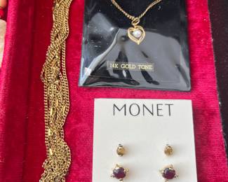 Large selection of vintage jewelry, including a number of sterling silver items and many signed pieces.