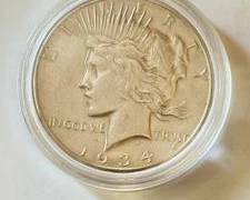 1934 S Peace Silver Dollar Extra Fine Condition