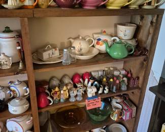 More teapots and salt and pepper collection