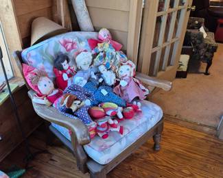 lots of dolls throughout the home