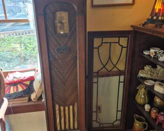 Deco grandfather clock
