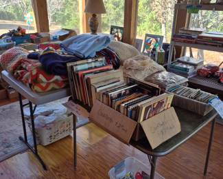 Sunporch full of interesting collectibles