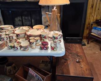 Collection of Apple pottery