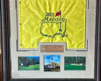 2013 Masters Tournament "Amen Corner" Pin Flag
