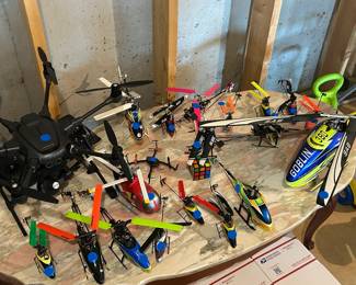 Amazing Collection of Drones and Helicopters