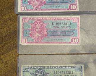 Series 521 Military Payment Certificates 