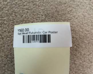 Syd Mead Futuristic Car Poster