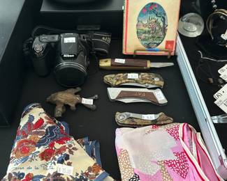 Scarves, The Hobbit Book, Nikon Camera