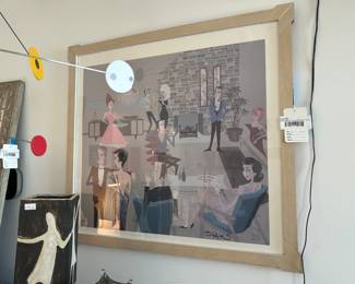Signed "Cocktail Party" Print