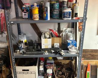 Storage Shelves, Misc Items