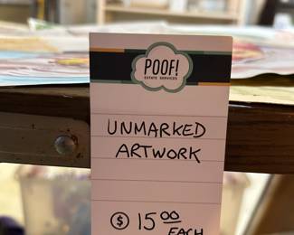 Unmarked Artwork