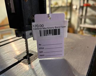 Central Machinery Band Saw
