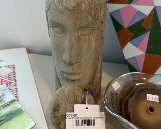 Steve Veresh Limestone Female Bust