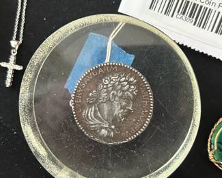 Lucius Verus Roman Coin Paperweight