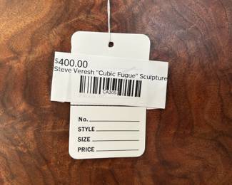 Steve Veresh " Cubic Fugue" Sculpture