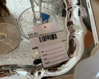 Waterford Millennium Toasting Flutes