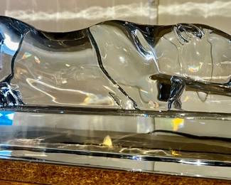 Baccarat Crystal Jaguar