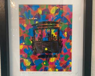 Sharon McDougell Signed San Francisco Watercolor