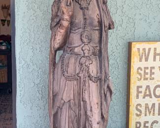 Large Quan Yin Metal Statue
