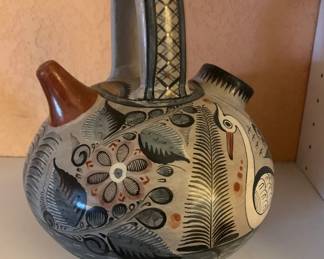 A Solis, Tonala, Jalisco Signed Art Pottery. Large Collection of Jalisco Pottery Available