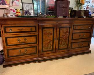 Stanley Furniture Chinoiserie Bedroom Set - Nine Drawer Dresser with Mirror (Nightstands Available, too)