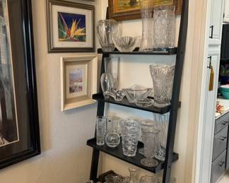 Collection of Cut Crystal and Cut Glass Vases and Bowls