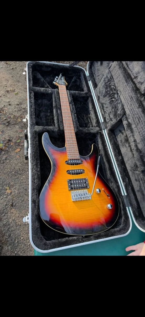 Guitar with case