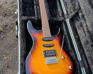 Guitar with case