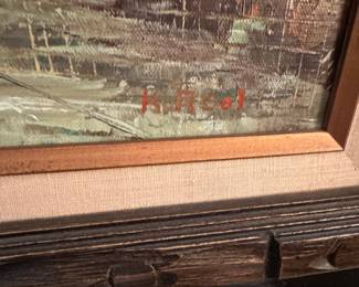 Parisian Street Scene Painting with Arc de Triomphe second image