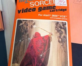 Mythicon Sorcerer Video Game Cartridge for Atari