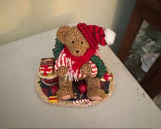 Boyds Bears Friends Grenville The Santa Bear Resin Christmas Figurine