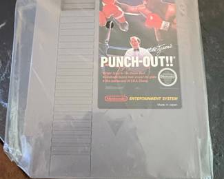 Mike Tysons PunchOut Nintendo Entertainment System Game Cartridge