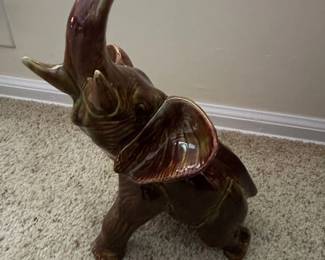 Ceramic Elephant Figurine