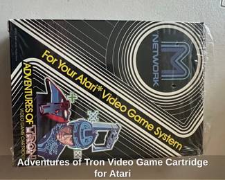 Adventures of Tron Video Game Cartridge for Atari