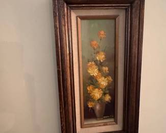 Robert Cox Floral Still Life Oil Painting