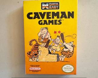 Data East Caveman Games Nintendo Entertainment System Box