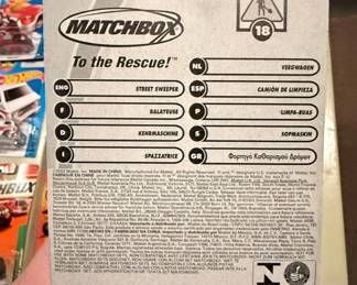 Matchbox Hero City Collection Street Sweeper and Ford Transit Van second image