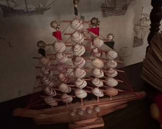 Seashell Model Ship