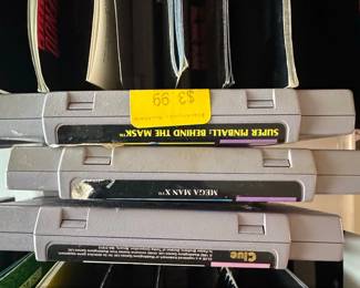Super Nintendo Entertainment System SNES Game Cartridges