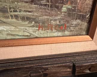 Parisian Street Scene Painting with Arc de Triomphe second image