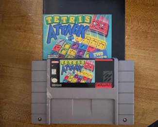 Tetris Attack Super Nintendo Game