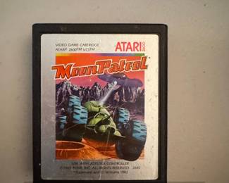 Moon Patrol Atari Video Game Cartridge