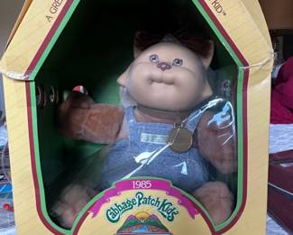 Coleco Cabbage Patch Kid Koosas Wykosa Valley Cat Plush Toy